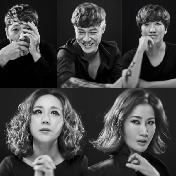 ▲ 上 왼쪽부터 이석준·박호산·이창훈 下 왼쪽부터 우현주·정수영ⓒ맨씨어터