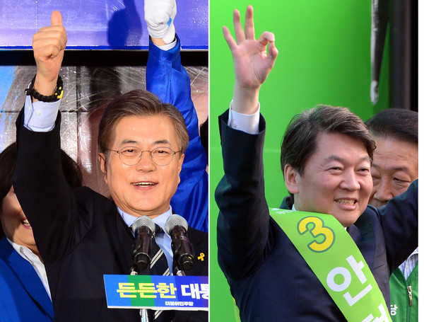 ▲ 5·9 대선을 9일 앞둔 30일 더불어민주당 문재인 대선후보가 국민의당 안철수 대선후보를 상대로 호남 권역에서 오차범위 바깥에서 앞선 여론조사 결과가 나왔다. ⓒ뉴시스 사진DB