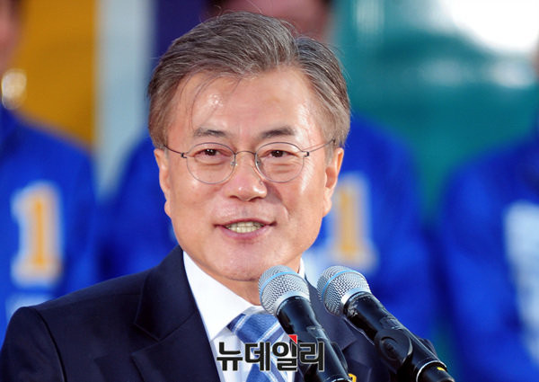 ▲ 문재인 민주당 대선후보. ⓒ공준표 기자