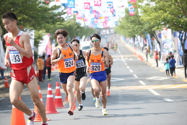 경북도민체육대회 마라톤대회 모습.ⓒ영천시