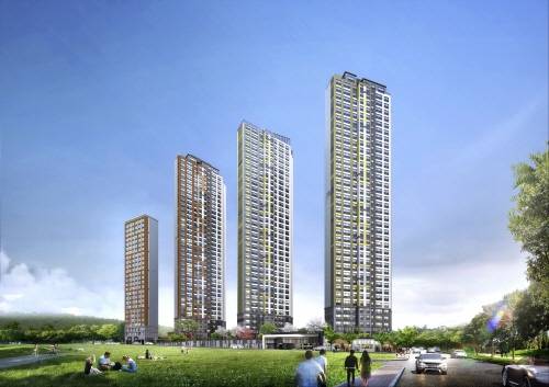 ▲ 신진주역세권 꿈에그린 투시도. ⓒ 한화건설