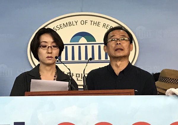 이주성(오른쪽) ‘탈북자집단망명추진위원회’ 대표.ⓒ뉴데일리 노민호 기자