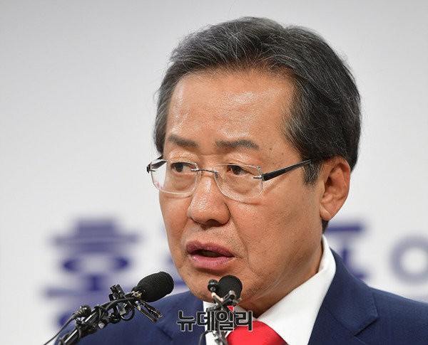 ▲ 홍준표 자유한국당 대선후보. ⓒ정상윤 기자