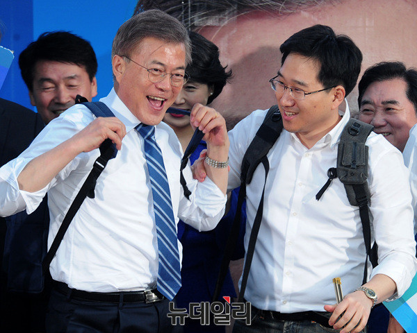 ▲ 문재인 더불어민주당 대선후보. ⓒ뉴데일리 공준표 기자