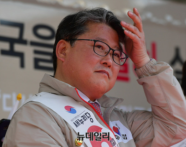 ▲ 조원진 새누리당 대선후보. ⓒ뉴데일리 정상윤 기자