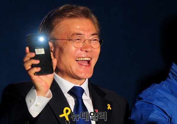 ▲ 미국과 일본이 문재인 대통령 당선 축하 메시지를 전했다. 사진은 문재인 대통령.ⓒ뉴데일리 공준표 기자