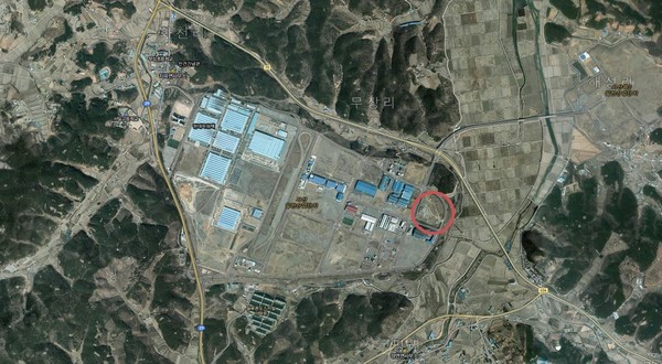 ▲ 산업쓰레기폐기물처리장 위치도ⓒ서산시