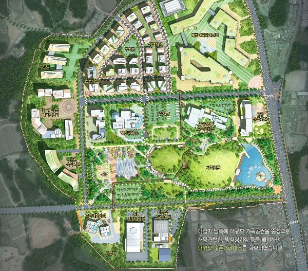 ▲ 충북 청주 밀레니엄타운 조감도.ⓒ충북개발공사