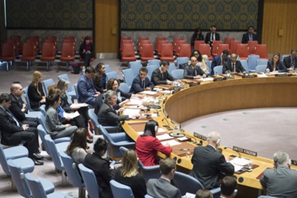 ▲ 유엔 안전보장이사회(이하 유엔 안보리)가 14일 북한의 탄도미사일 발사에 대응하기 위한 긴급회의를 개최한다. 사진은 유엔 안보리 회의가 진행되고 있는 모습.ⓒ유엔