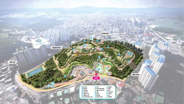 ▲ 제천 시민공원 조감도.ⓒ제천시