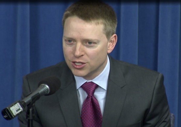 ▲ 한반도 정책을 담당하는 미국 백악관 참모들이 한·미 정상회담 일정 조율 및 북한의 탄도미사일 발사 대응 등을 논의하기 위해 15일 한국을 방문한다. 사진은 매튜 포틴저 백악관 국가안전보장회의(NSC) 아시아 담당 선임보좌관.ⓒ美'국무부' 홈페이지 게재 영상 일부