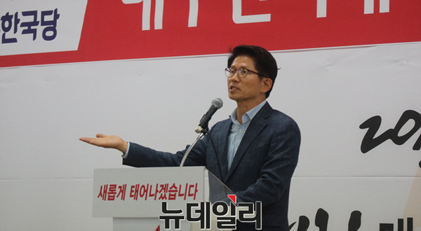 ▲ 김문수 대구선대위 공동위원장이 이번 대선에서 국방안보를 지키는 후보가 홍준표 후보였다고 역설했다.ⓒ뉴데일리