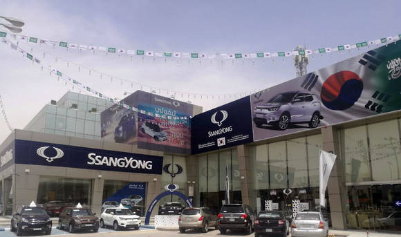▲ 쌍용자동차는 지난 15일(현지시간) 사우디아라비아 수도 리야드에서 신규대리점 오픈 및 제품 론칭 행사를 진행했다고 17일 밝혔다.ⓒ쌍용자동차