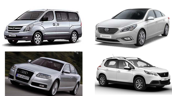 ▲ 국토교통부는 현대차, 아우디, 푸조 등이 판매한 차량 2만4029대에 대한 리콜을 실시한다고 18일 밝혔다.ⓒ국토교통부