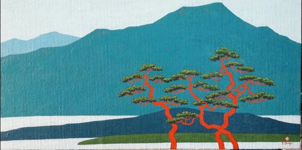 ▲ 이번에 전시되는 소나무 작품.ⓒ이유중 작가