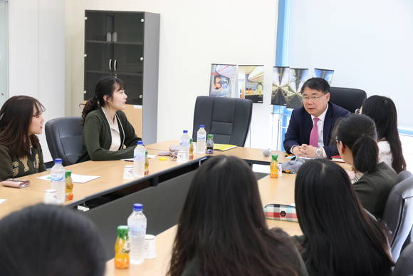 ▲ 이스타항공은 19일 서울 강서구 본사에서 고등학생 대상 진로탐색 행사를 진행했다고 밝혔다.ⓒ이스타항공