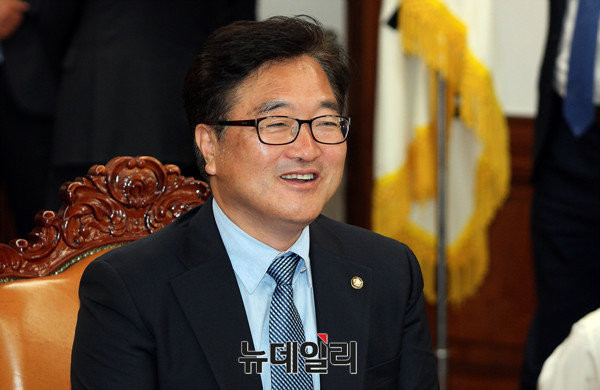 ▲ 우원식 민주당 원내대표. ⓒ이기륭 기자