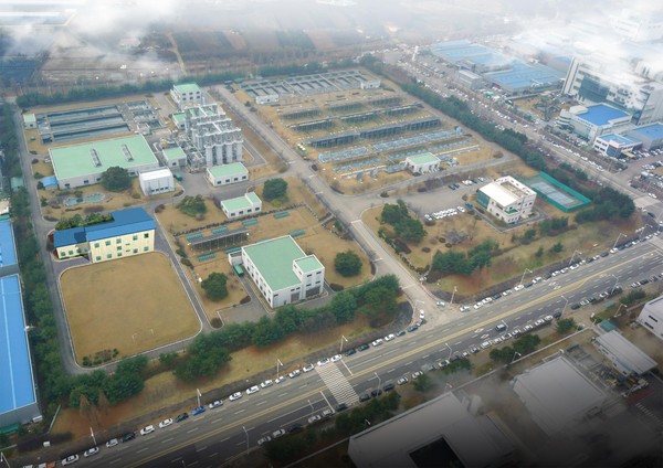 ▲ 충북 청주시 오창공공폐수처리시설 전경.ⓒ청주시