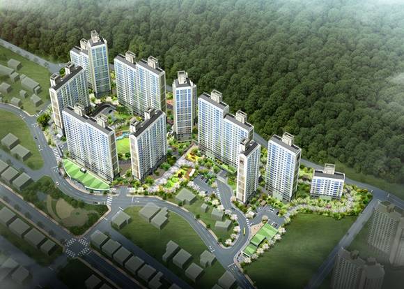 ▲ '힐스테이트 김해' 조감도. ⓒ현대엔지니어링