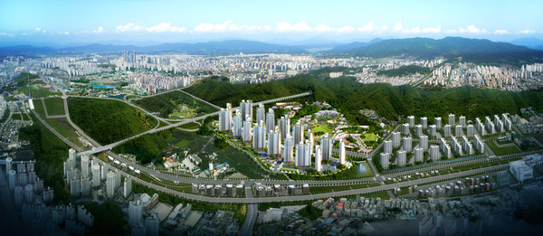 ▲ 광역 조감도.ⓒ동탄건영 파크페리온