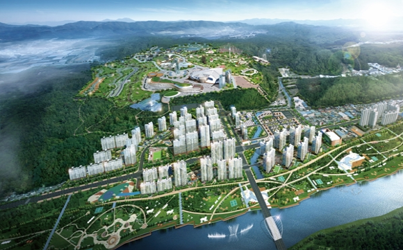 ▲ 파주 조리읍 일대 파주원더풀파크시티 도시개발지구 조감도. ⓒ뉴데일리DB