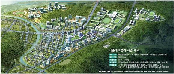 ▲ 세종테크밸리 조감도. ⓒ한국토지주택공사