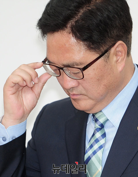 ▲ 우원식 민주당 원내대표. ⓒ공준표 기자