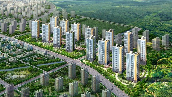 ▲ 충북 청주시 동남지구 대원칸타빌 단지 조성도.ⓒ대원칸타빌