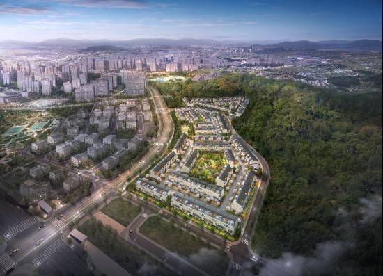 ▲ 자이더빌리지 조감도.ⓒGS건설