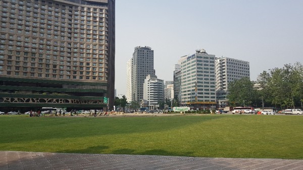 ▲ 30일 오후 서울시청 광장 모습ⓒ뉴데일리DB