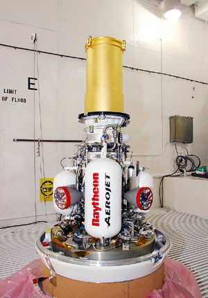 ▲ ICBM 요격용 미사일 GBI에 탑재하는 EKV. ⓒ美보잉社 미디어 공개사진.