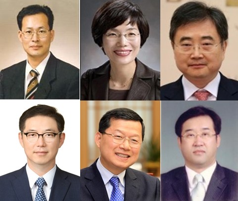 ▲ 문재인 대통령은 31일 외교부·통일부·행정자치부·기획재정부·교육부·국토교통부 등 6개 부처 차관을 임명했다. (왼쪽부터 시계방향)고형관 기재부 1차관, 박춘란 교육부 차관, 조현 외교부 2차관, 맹성규 국토부 2차관, 심보균 행자부 차관, 천해성 통일부 차관. ⓒ청와대 제공