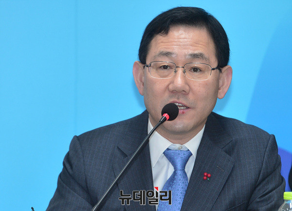 ▲ 주호영 바른정당 원내대표. ⓒ뉴데일리 공준표 기자