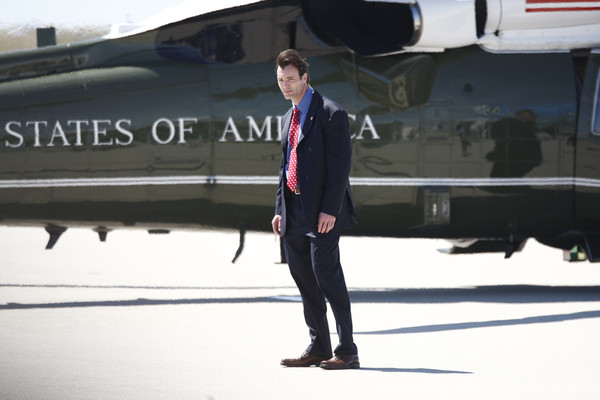 ▲ 미국 대통령을 공항에서 경호하기 위해 대기중인 경호관ⓒ 태상호 기자