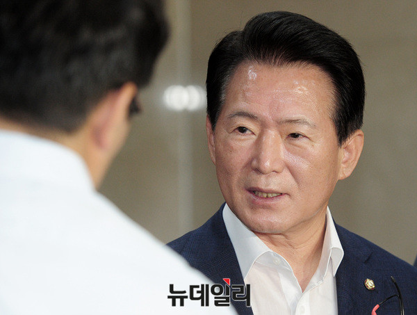 ▲ 왼쪽부터 정태옥 의원, 김한표 의원, 김성원 의원 ⓒ 뉴데일리 공준표