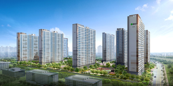 ▲ 오송 B6블록에 공급하는 ‘오송역 동아 라이크 텐’ 투시도.ⓒ동아산업개발