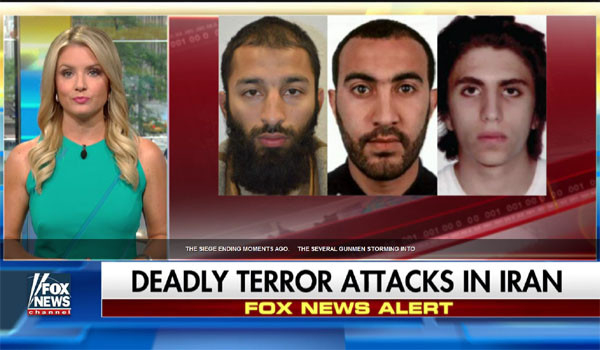 ▲ 지난 7일(현지시간) 일어난 이란 테헤란 동시다발 테러의 용의자들. ⓒ美폭스뉴스 관련속보 화면캡쳐.