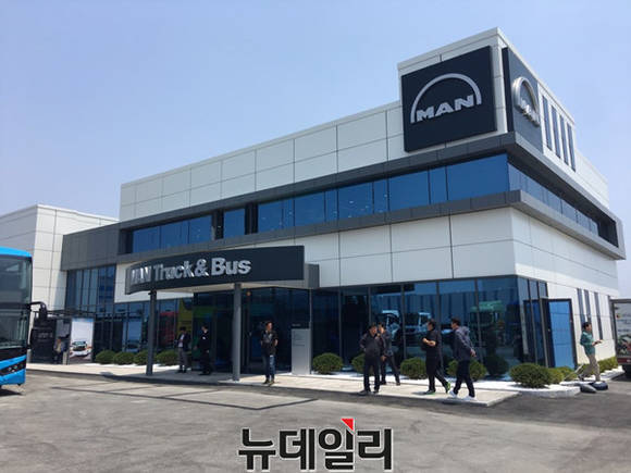 ▲ 만트럭버스코리아 평택PDI센터.ⓒ뉴데일리