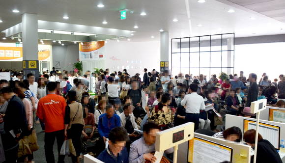 ▲ 보라매 SK뷰 견본주택 모습. ⓒSK건설