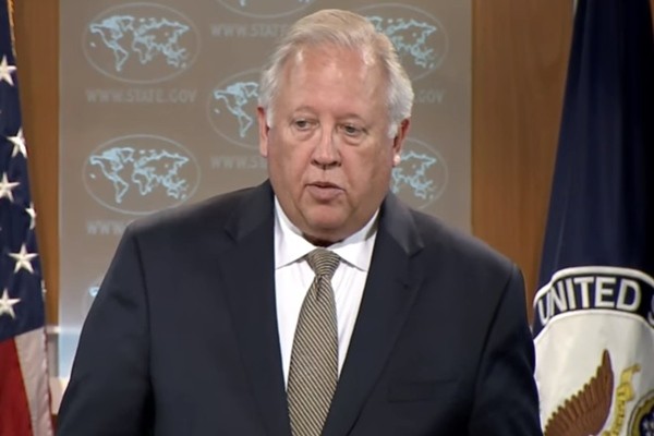 ▲ 토마스 섀넌 미국 국무부 정무차관이 2박3일 일정으로 한국을 방문해 6월 말 예정된 한·미정상회담 준비 상황을 점검한다. 사진은 토마스 섀넌 정무차관.ⓒ美'국무부' 브리핑 영상 일부 캡쳐