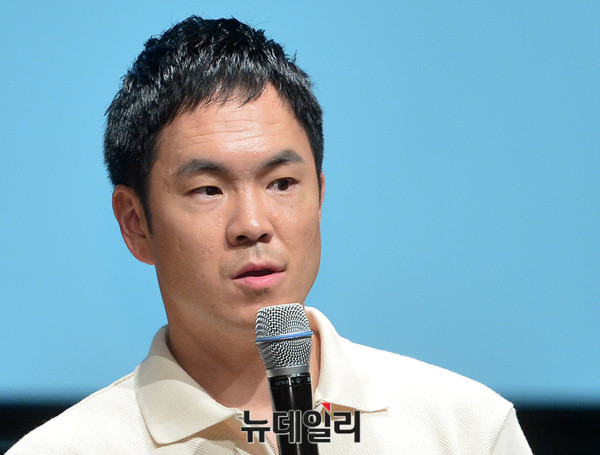 ▲ 왼쪽부터 리처드 용재 오닐, 스티븐 린, 문태국, 유치엔 쳉, 다니엘 정, 아오 펭, 여윤수, 대니 구, 김한 ⓒ 뉴데일리 공준표