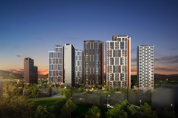 ▲ 'e편한세상 구리수택' 투시도. ⓒ대림산업