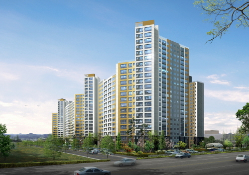 ▲ 4년 만에 공급되는 부안 라온 프라이빗 투시도. ⓒ 라온건설