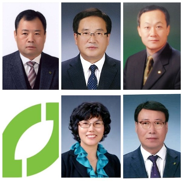 ▲ 충북 청주시 서기관 승진 내정자들 (시계방향으로)박동규 안전정책과장, 한상태 복지정책과장, 김의 예산과장, 이범수 도로시설과장, 정용심 위생정책과장.ⓒ청주시