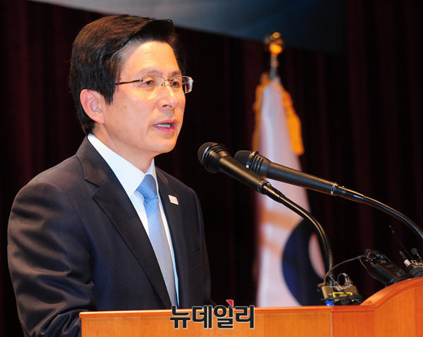 ▲ 황교안 전 대통령 권한대행. ⓒ뉴데일리 공준표 기자