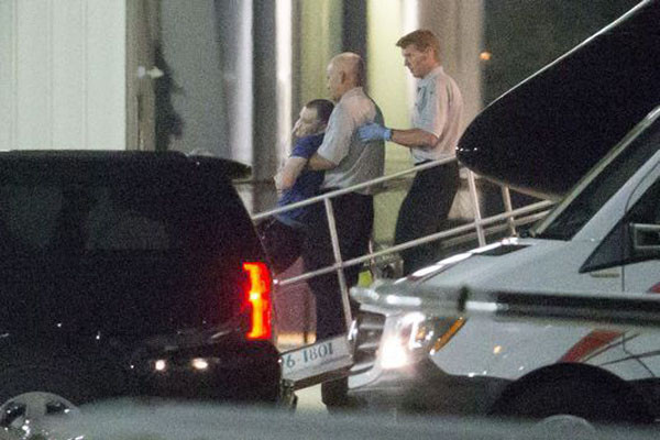 ▲ 美귀국 당시 '오토 웜비어' 씨의 상태. 혼수상태로 귀국한 웜비어 씨는 심각한 뇌손상 때문에 엿새 만에 숨졌다. ⓒ美신시내티 인콰이어라 관련보도 화면캡쳐.