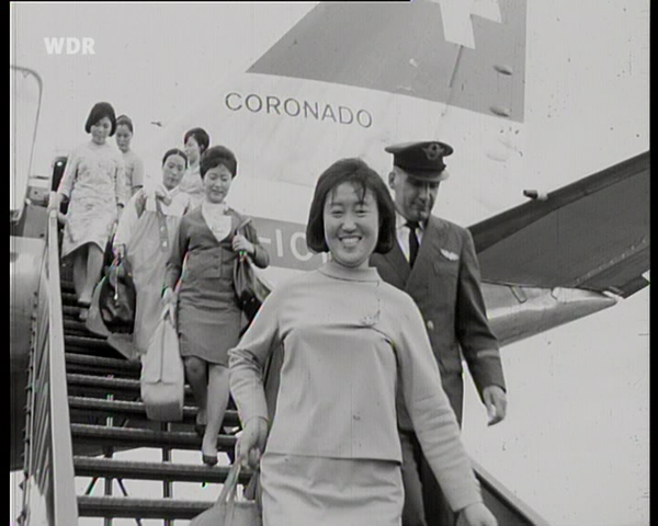 ▲ 서독 공항에 도착한 파독 간호사들. ⓒ서울시 제공