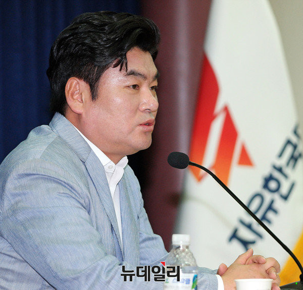 ▲ 오는 7·3 전당대회에 당대표 후보자로 출마한 원유철 의원. ⓒ뉴데일리 이기륭 기자