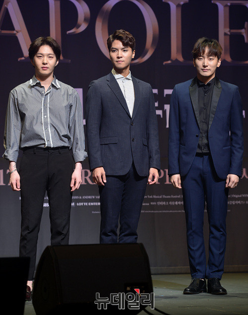 ▲ 왼쪽부터 배우 이창섭, 백형훈, 진태화 ⓒ 뉴데일리 공준표