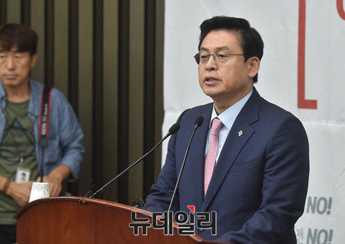 ▲ 자유한국당 정우택 원내대표. ⓒ뉴데일리 이종현 기자